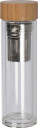 Glass bottle with bamboo lid and 420 ml capacity - 6134366 - variant