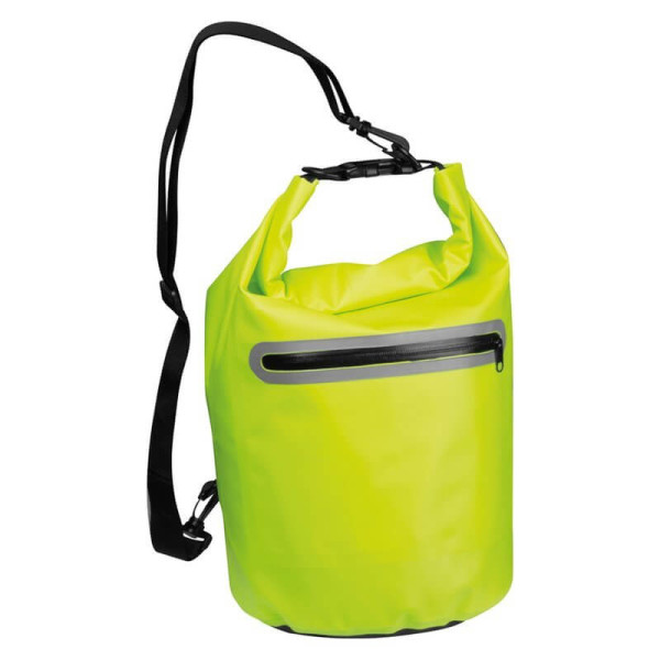 Waterproof bag with reflective stripes