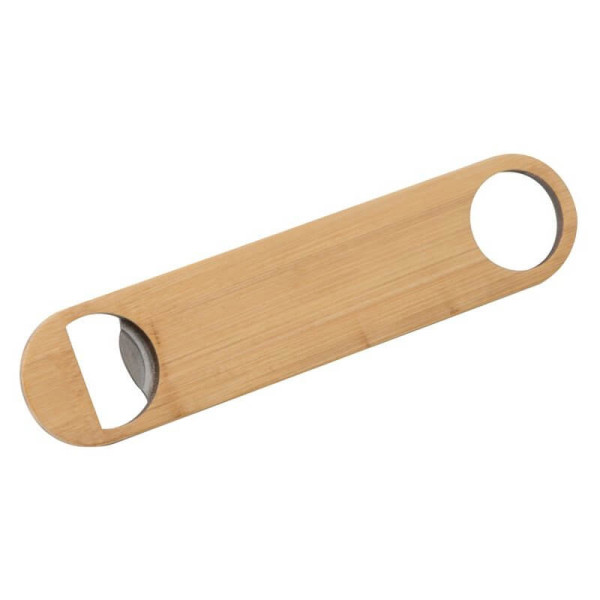 Bamboo-metal bottle opener