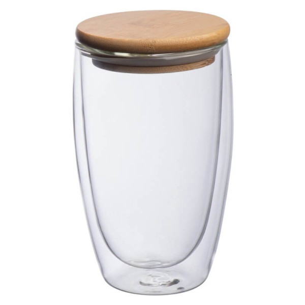 Double-walled glass with 500 ml filling capacity