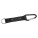 Keyring pendant with carabiner and metal plate - 9116803 - variant