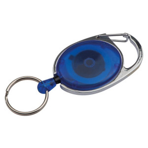 Retractable keyring with carabiner - Reklamnepredmety