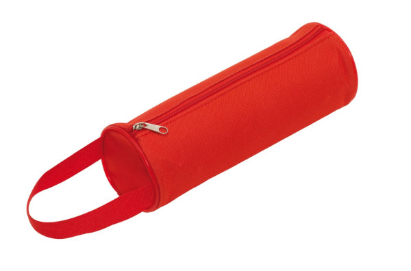 Round pencil case "School"