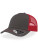 AT527 Rapper Canvas Cap - AT527_Dark-Grey_Red - variant Ls 1000298178