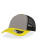 AT527 Rapper Canvas Cap - AT527_Grey_Bright-Yellow_Black - variant Ls 1000298187