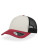 AT527 Rapper Canvas Cap - AT527_White_Burgundy_Black - variant Ls 1000298191