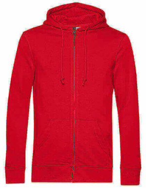 BCWU35B Organic Zipped Hood Jacket - Reklamnepredmety