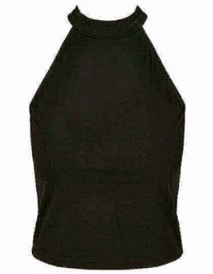 BY134 Ladies Turtleneck Short Top - Reklamnepredmety