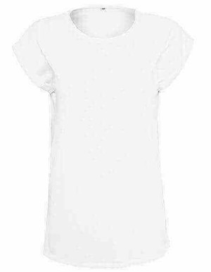 BY138 Ladies Organic Extended Shoulder Tee - Reklamnepredmety