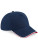 CB25c Authentic 5 Panel Cap - Piped Peak - CB25c_French-Navy_Classic-Red_White - variant Ls 1000294043