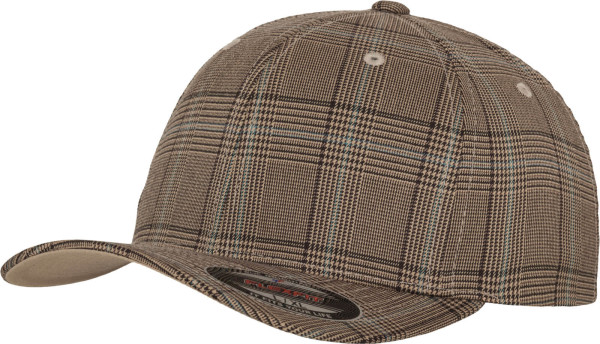 6 Panel Flexfit Glen Check Cap