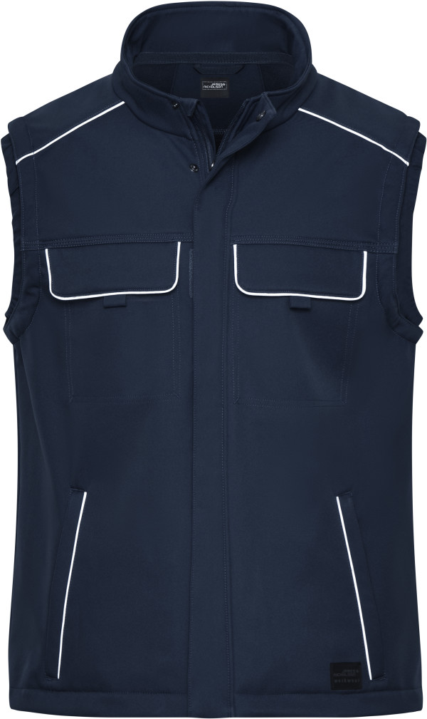 Workwear Softshell Vest -Solid-