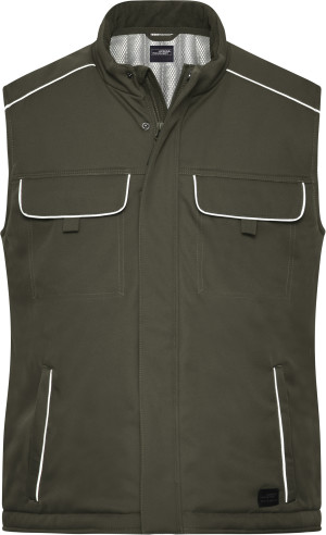 Workwear Softshell Padded Vest -Solid-
