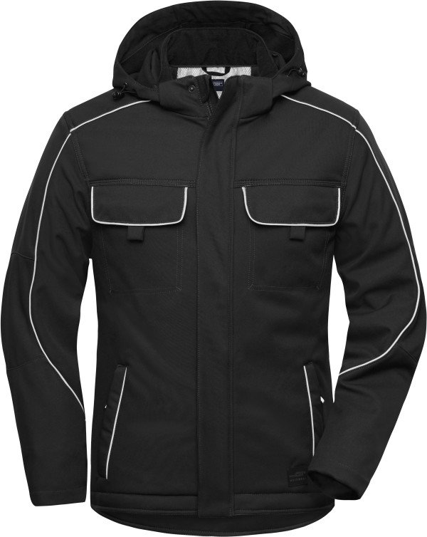 Workwear Softshell Padded Jacket -Solid-