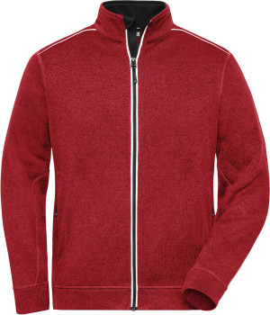 Men's Workwear Knitted Fleece Jacket -Solid- - Reklamnepredmety