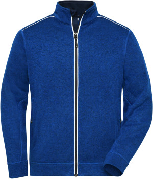 Men's Workwear Knitted Fleece Jacket -Solid- - Reklamnepredmety
