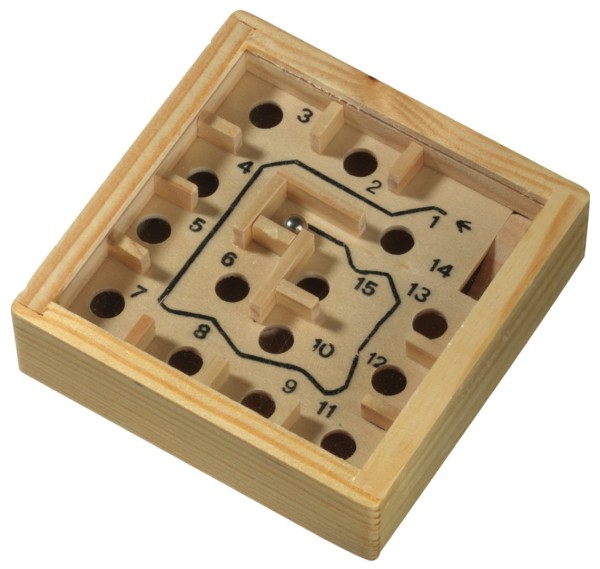 Wooden labyrinth game "Lost"