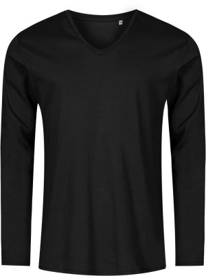 Men's X.O V-Neck T-Shirt LSL - Reklamnepredmety