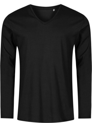 Men's X.O V-Neck T-Shirt LSL - Reklamnepredmety