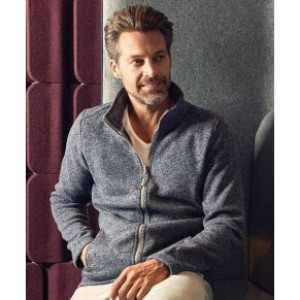 Men’s Knitted Fleece Jacket - Reklamnepredmety