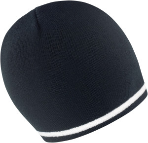 Beanie with contrasting stripes - Reklamnepredmety