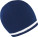 Beanie with contrasting stripes - 8732AD85-E76B-481B-971B-E41387A6A151 - variant CC 28368X96399