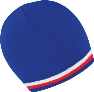 Beanie with contrasting stripes - Reklamnepredmety