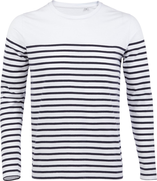 Men's T-Shirt with Stripes longsleeve