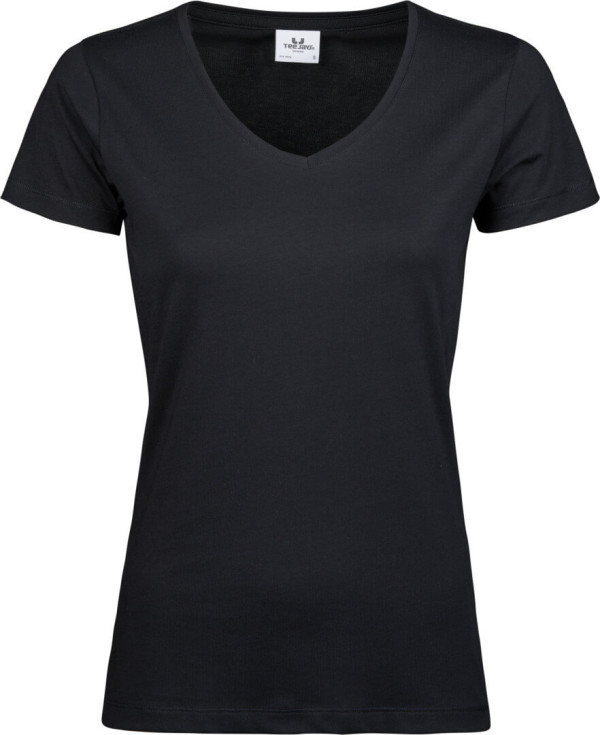 Ladies' Luxury V-Neck Tee