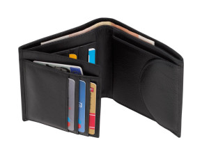 Genuine leather wallet "Dow Jones" - Reklamnepredmety