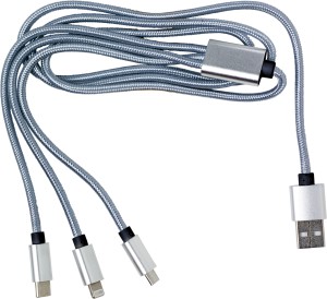 Nylon charging cable - Reklamnepredmety