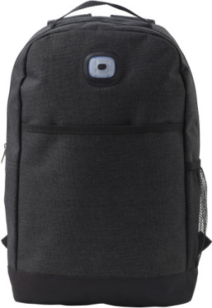 Polyester (300D + 210D) backpack with light - Reklamnepredmety