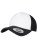 Foam Trucker Cap Curved Visor - FX6005FC_Black_White_Black - variant Ls 1000291340