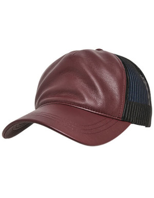 FX6606LT Leather Trucker Cap - Reklamnepredmety