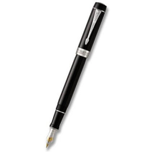 Parker Duofold Classic Black CT - fountain pen, CNT