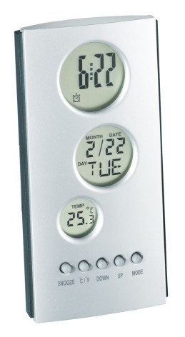 LCD alarm clock "Tower"