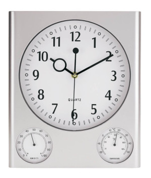 Rectangular wall clock "Saturn"