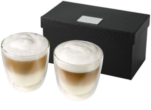 Boda 2-piece glass coffee cup set - Reklamnepredmety