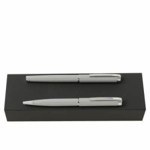 Set Ace Light Grey (ballpoint pen & fountain pen) - Reklamnepredmety