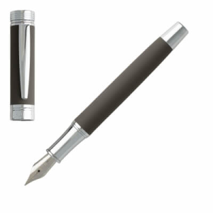 Fountain pen Zoom Soft Black - Reklamnepredmety