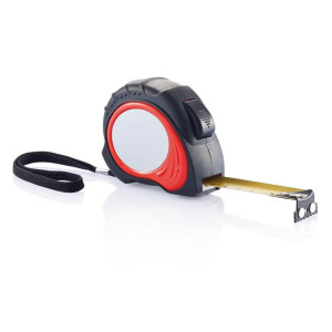 Tool Pro measuring tape - 5m/19mm, red - Reklamnepredmety