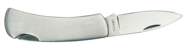 Big stainless steel jackknife  "Metallic"