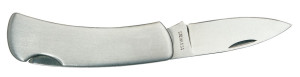 Big stainless steel jackknife  "Metallic"