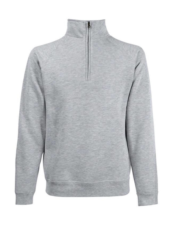 Zip Neck Raglansweat