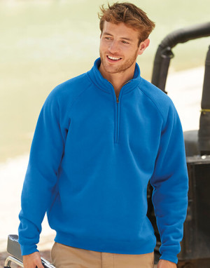 Zip Neck Raglansweat - Reklamnepredmety