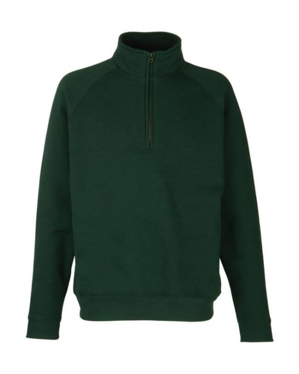 Zip Neck Raglansweat