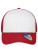 MB6239 6 Panel Mesh Cap - MB6239_White_Red - variant Ls 1000304425