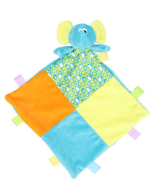 Baby Multi Coloured Comforter with Rattle - Reklamnepredmety