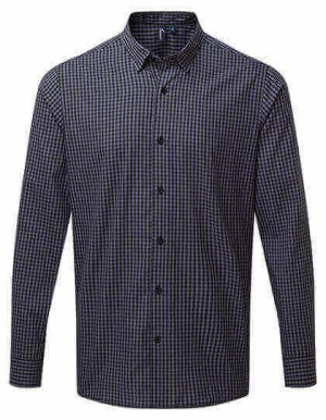 PW252 Maxton Check Mens Long Sleeve Shirt - Reklamnepredmety