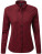 PW352 Maxton Check Womens Long Sleeve Shirt - PW352_Black_Red-(ca.-Pantone-201C) - variant Ls 1000296413